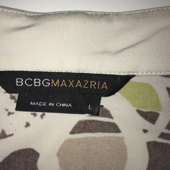 MCMG Maxazria Women's Brown/Green/Tan Large - Picture 5 of 6